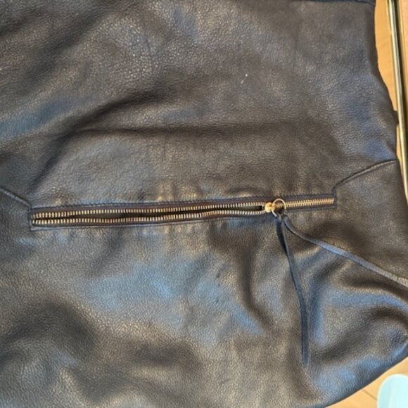 Pre-Loved Black Leather Foley + Corinna Top Handle Tote - Picture 5 of 9